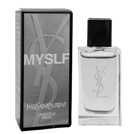 YSL Myslf Absolu Parfum bottle for on-the-go luxury fragrance