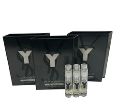 Yves Saint Laurent Y Men LE PARFUM spray vial, compact for on-the-go fragrance touch-ups.