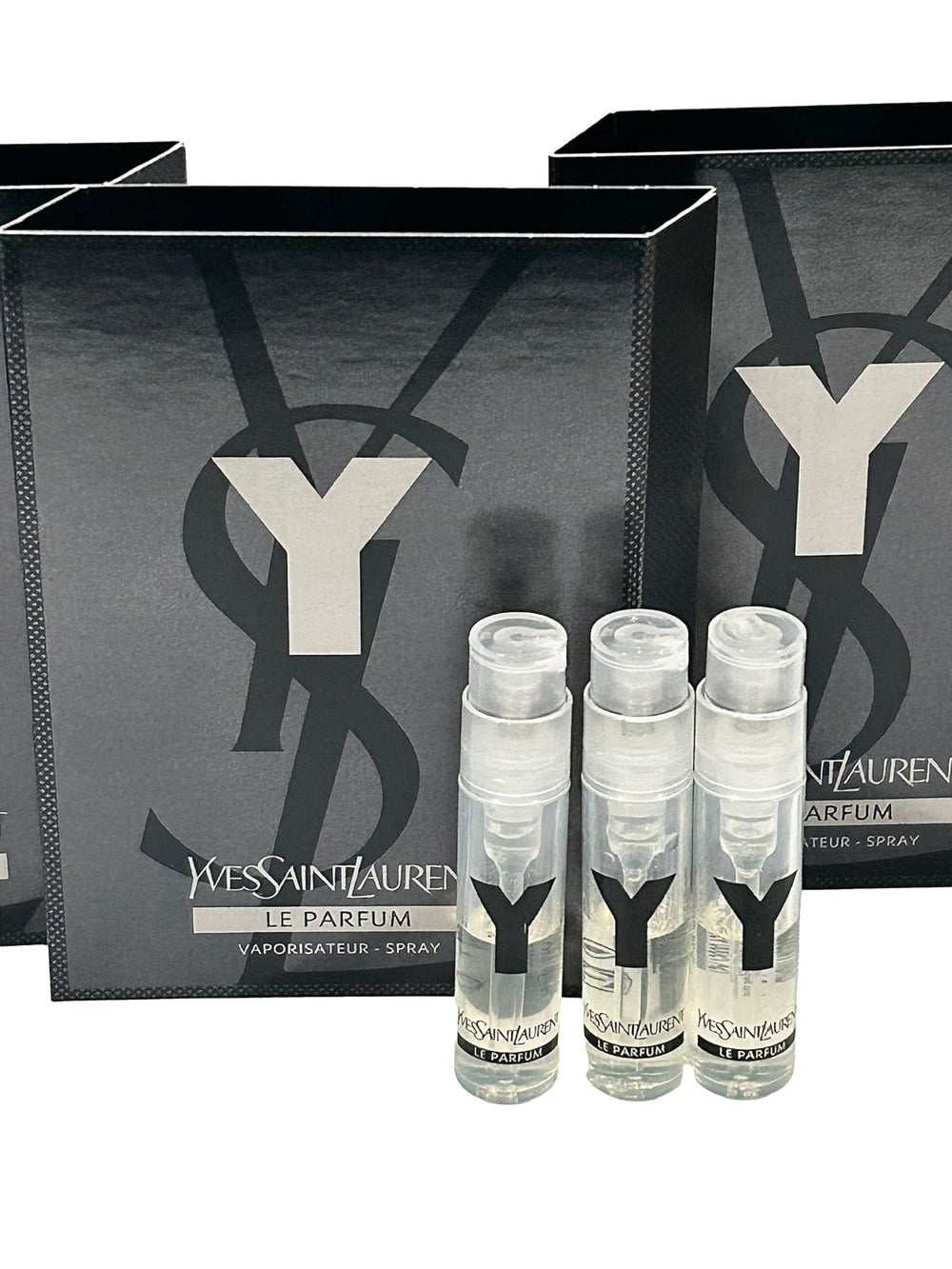 Three partially filled vials preserve Y Men notes for multiple uses.