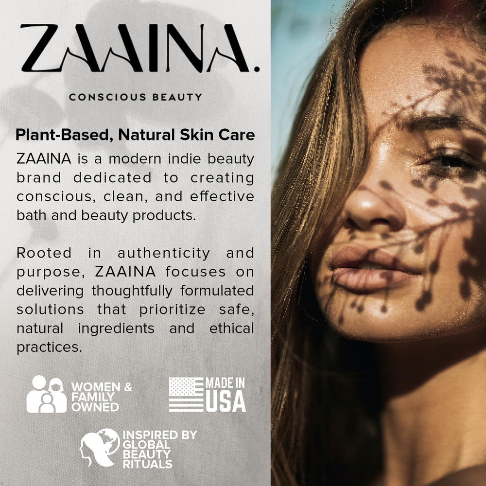 ZAAINA Extra Glow Serum in morning skincare routine for sensitive skin hydration.