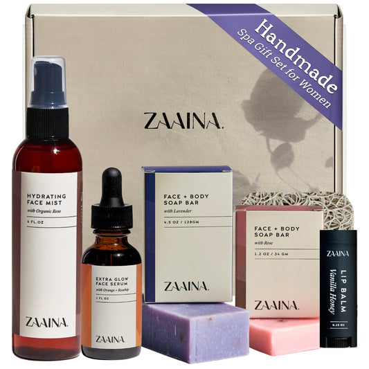 ZAAINA face mist bottle for refreshing skin and spa ritual at home