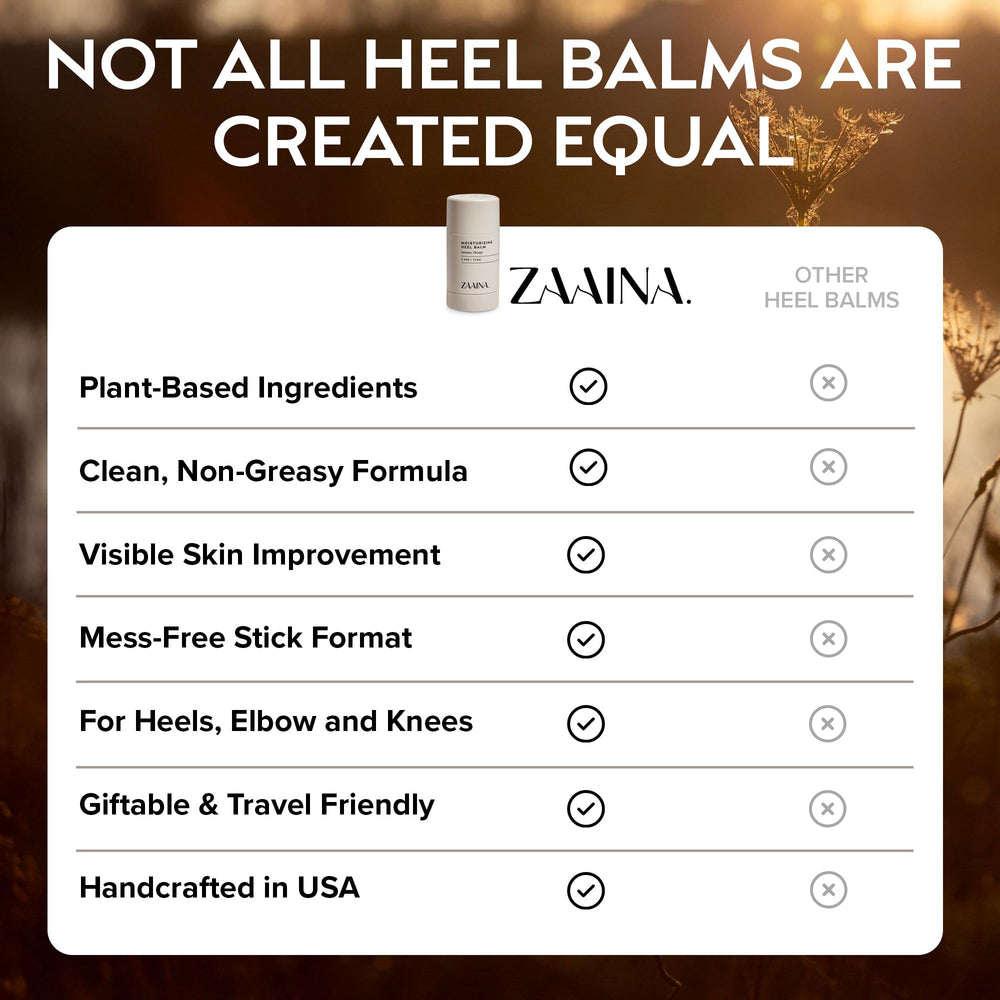 ZAAINA Travel-size tube on the go demonstrates compact foot care.