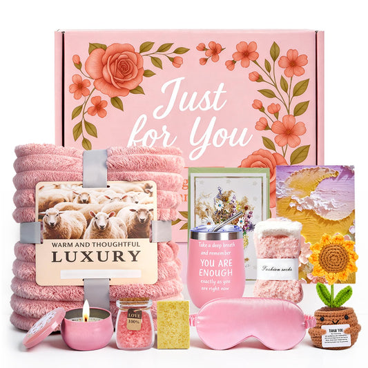 ZAHAT gift set blanket — plush warmth for relaxing evenings at home.