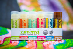 Zambeezi Tangerine lip balm delivers bright citrus and hydration