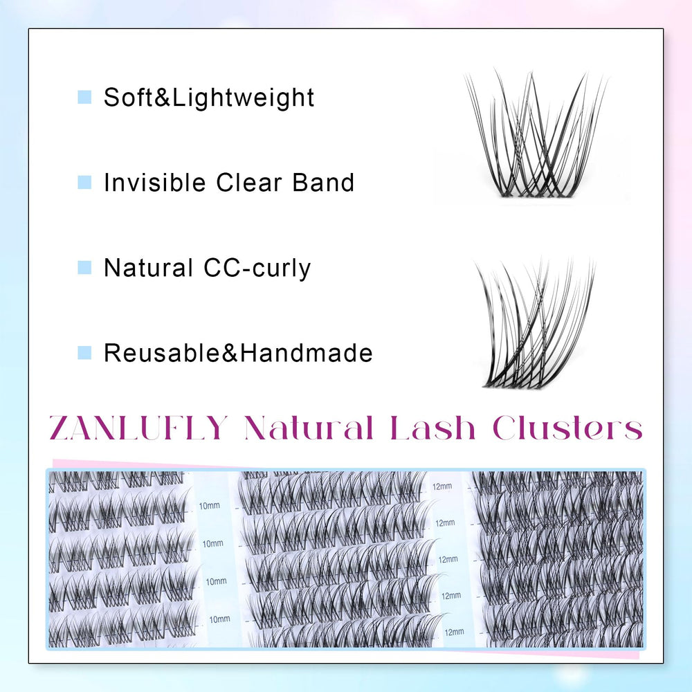 zanlufly lash tweezers aid precise placement for clean, professional results.