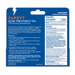 Zapzyt pack-of-3 boxes shown for convenient multi-pack acne treatment.