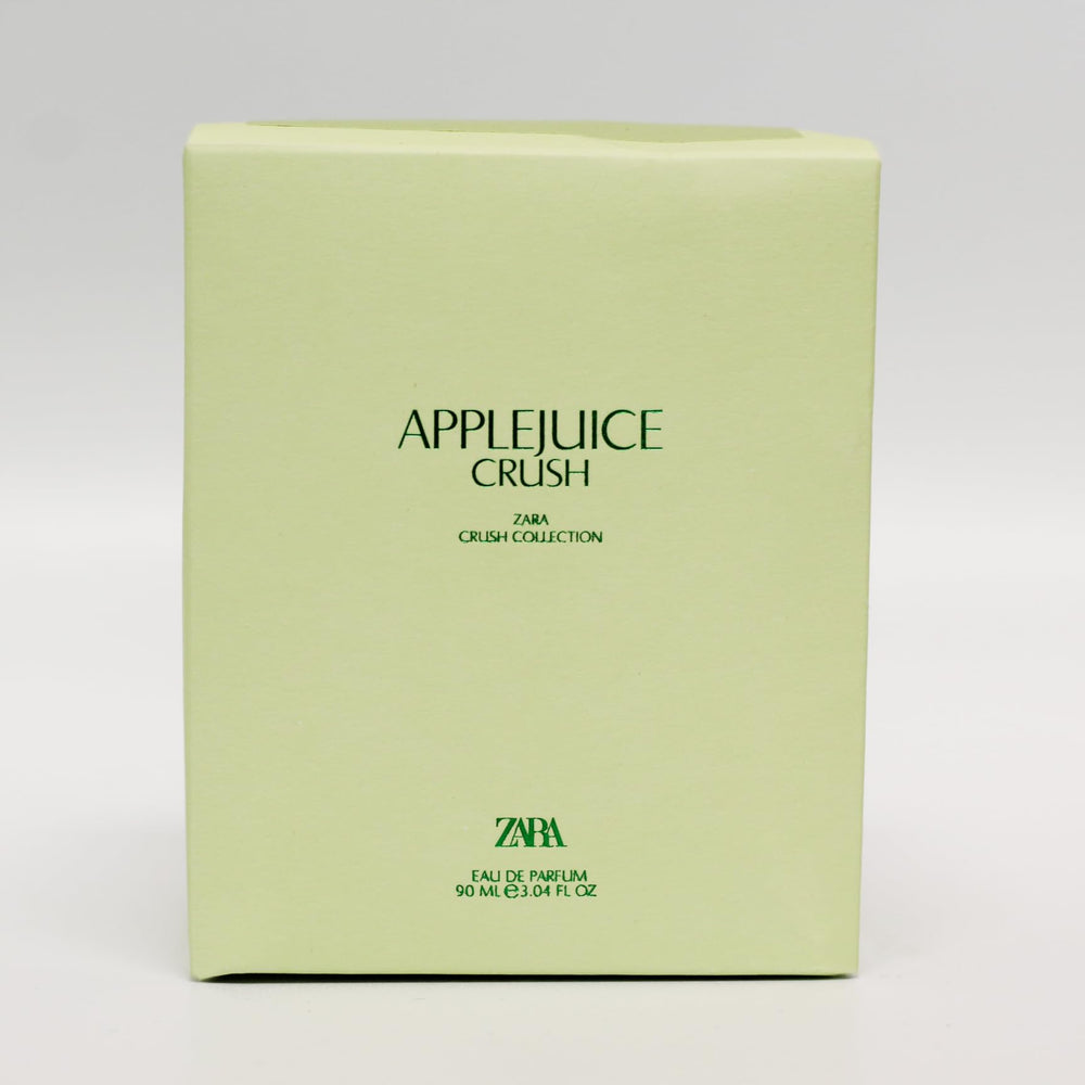 Zara Apple Juice Crush packaging and bottle highlight premium gifting presentation