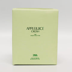 Zara Apple Juice Crush packaging and bottle highlight premium gifting presentation