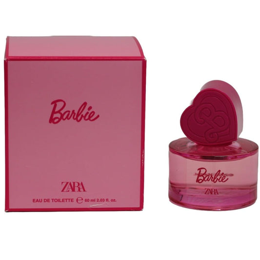 Zara Barbe Kids bottle highlights top notes of orange and neroli for freshness.