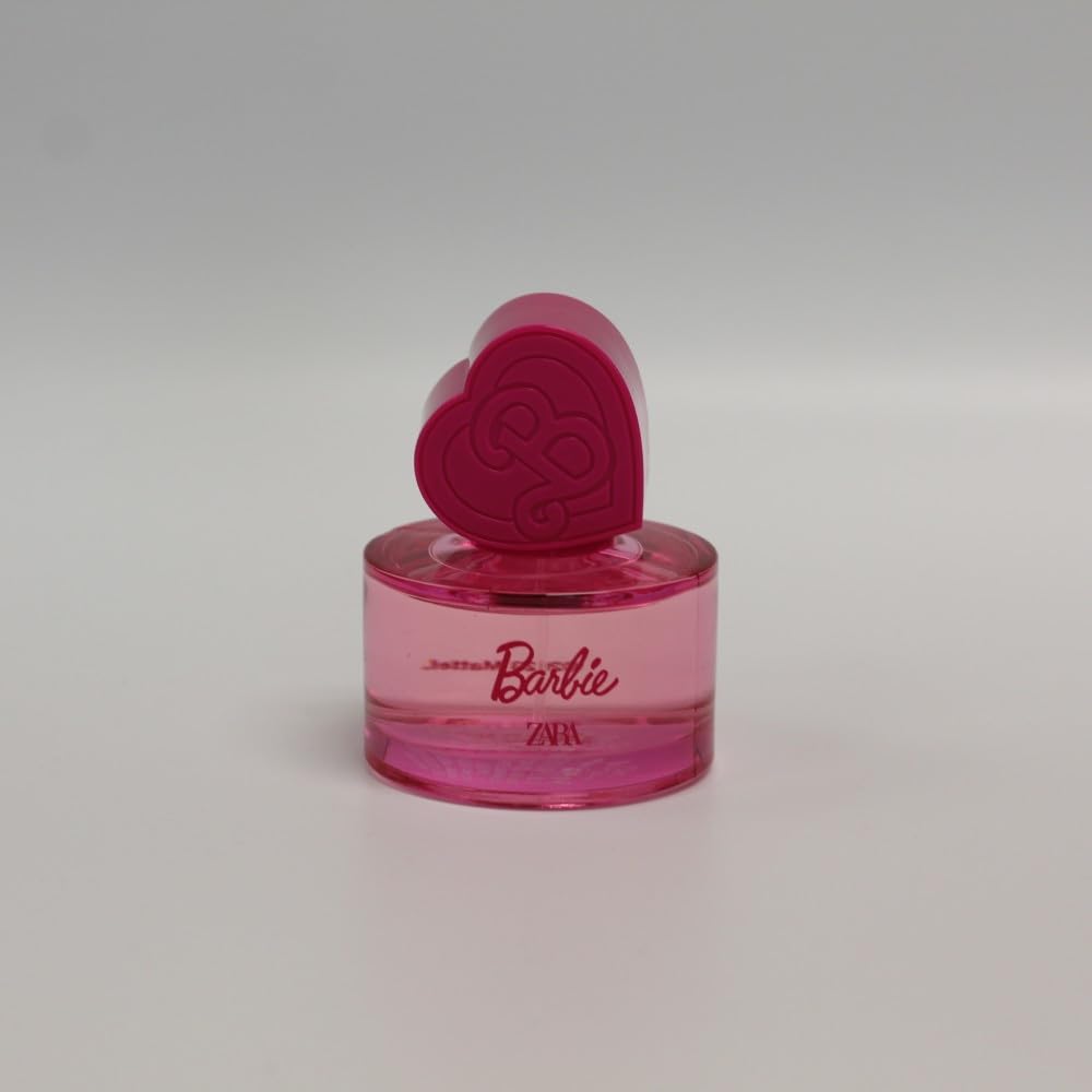 Zara Barbe Kids bottle shows rose and orange blossom heart for a feminine bouquet.
