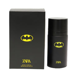 ZARA Batmen EDT bottle pour showing a bright mandarin accent for daytime energy