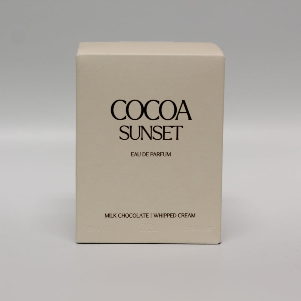 Zara Cocoa Sunset EDP fruity notes add a bright twist for special occasions