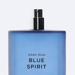 Zara Man Blue Spirit spray application demonstrates easy daily use