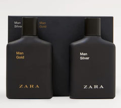 ZARA MAN GOLD EDT bottle close-up for evening wear