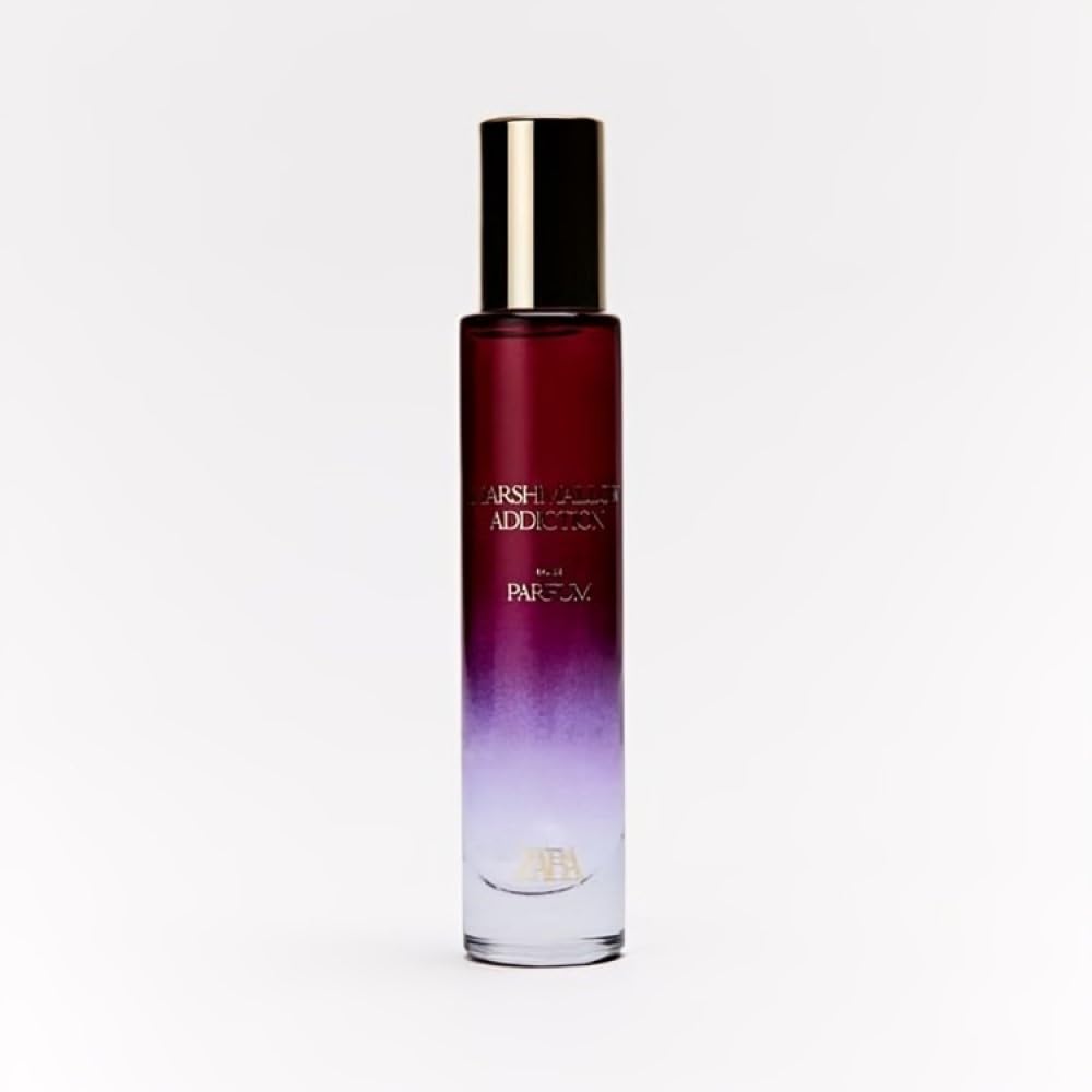 Zara Marshmallow Addiction bottle side view showcases sleek packaging
