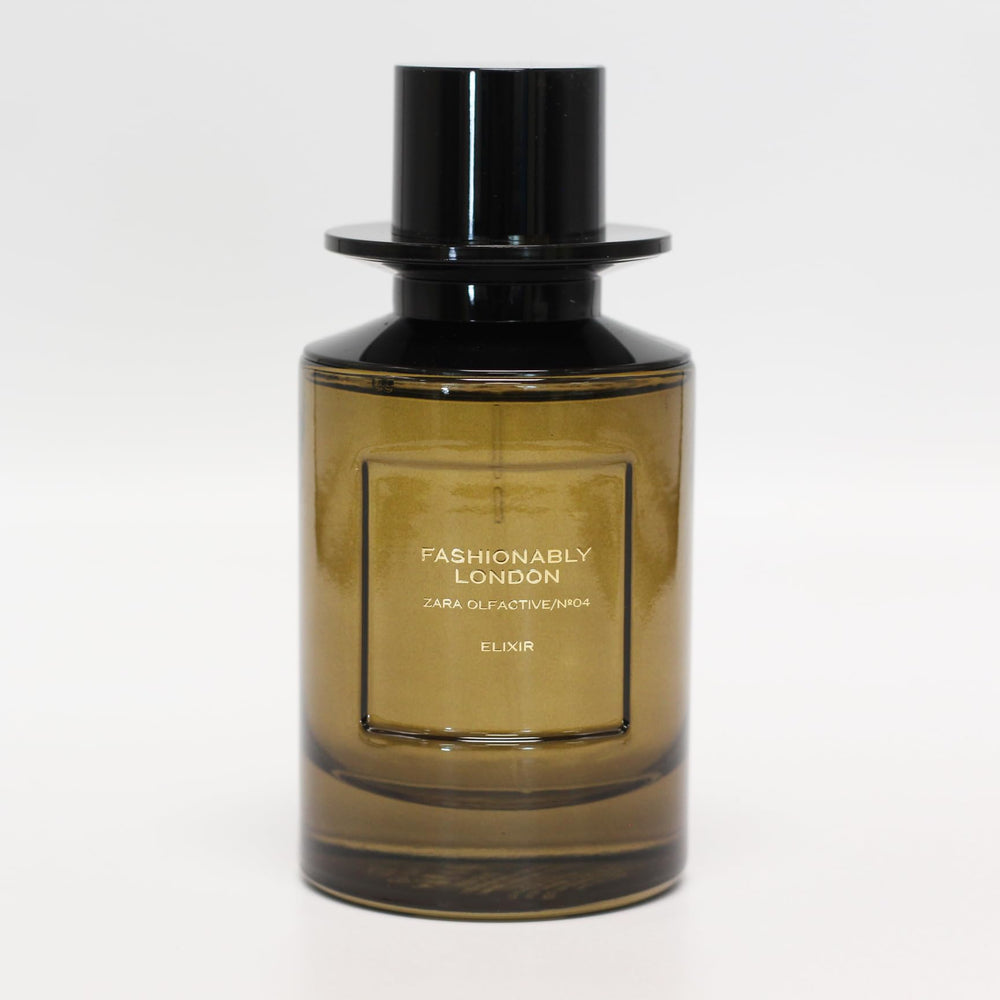 Zara Olfactive Nº04 Fashionably London Elixir box, elegant presentation for gifting