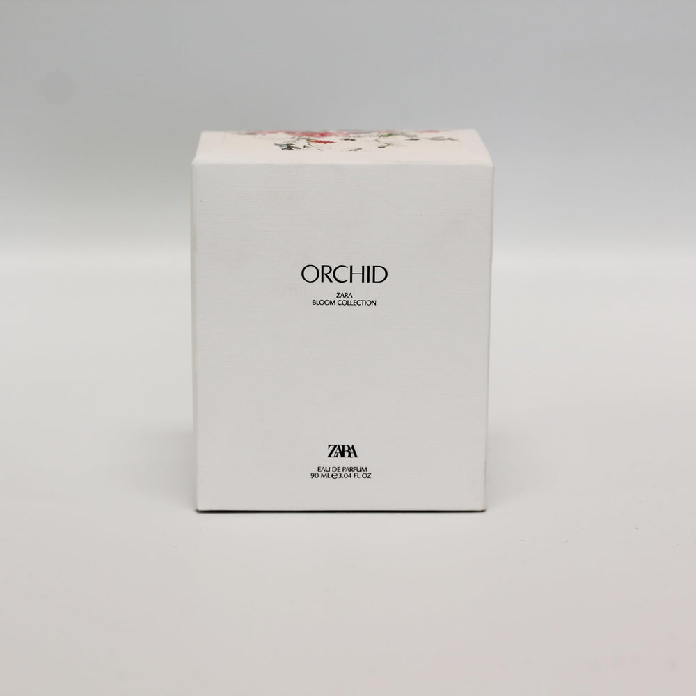 Zara Orchid base notes of musk, wood, and amber for a warm, lasting impression.