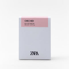 Zara Orchid perfume base notes of musk, wood, and amber for a warm, lingering scent