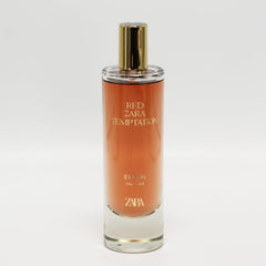 Zara Red Temptation Elixir packaging box highlights premium presentation for gifting.