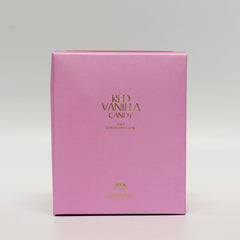 ZARA Red Vanilla Candy box packaging, elegant gift-ready presentation.