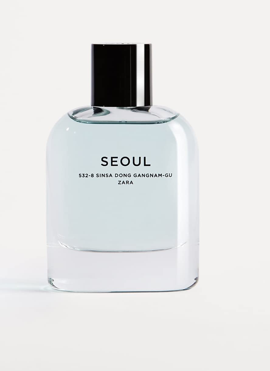 Zara Seoul 532-8 bottle close-up for versatile everyday wear.
