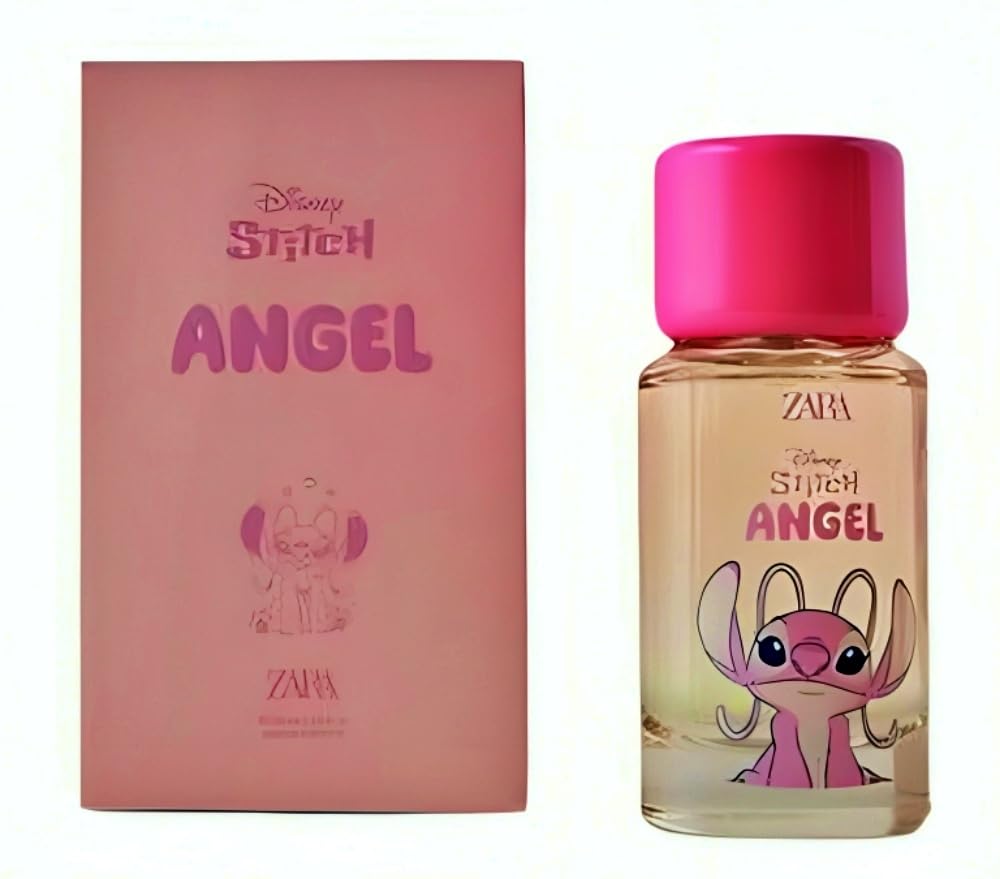 Zara Stitch Angel EDT bottle front view, fruity scent ideal for everyday wear.