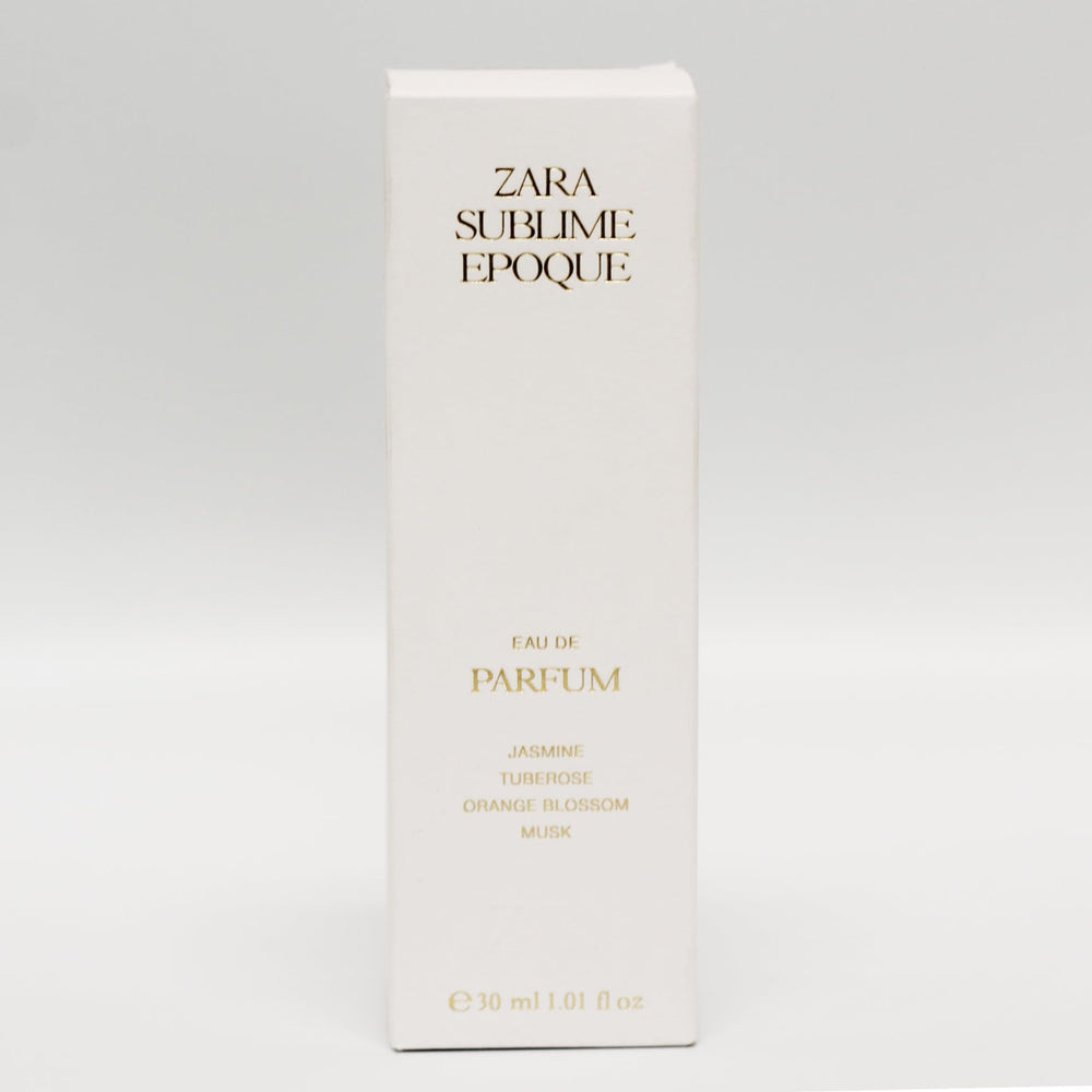 Zara Sublime Epoque packaging on display for gifting