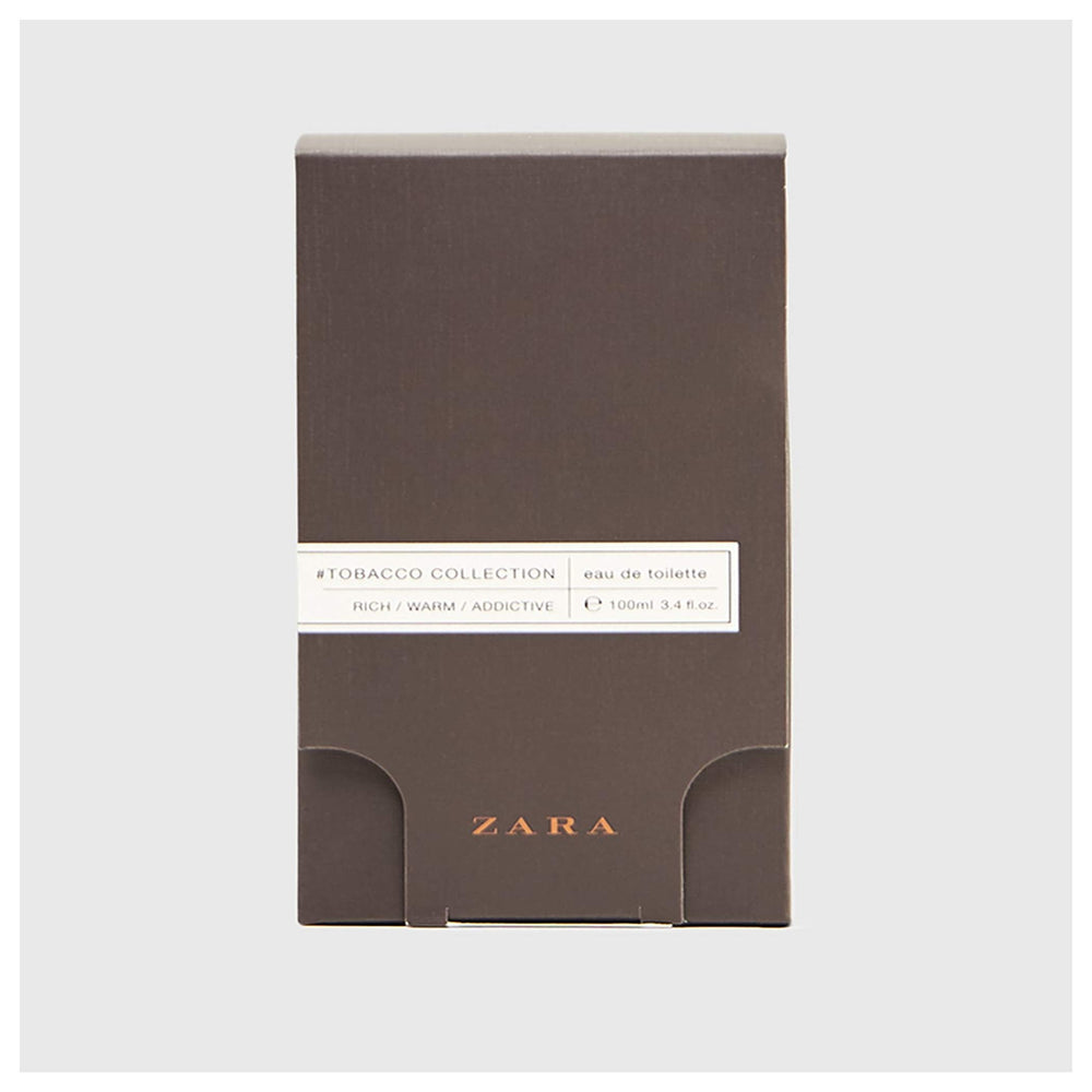 Zara Tobacco Collection bottle cap shows premium design and confident aroma.