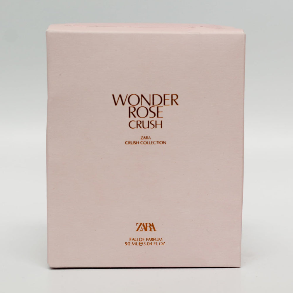 Zara Wonder Rose Crush creamy vanilla base adds warmth for lasting evenings.