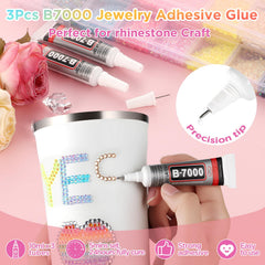 Zefy B7000 glue delivers strong, clear-drying adhesion