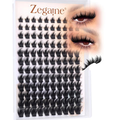 Zegaine manga lash clusters with spikes for dramatic anime-inspired eyes.