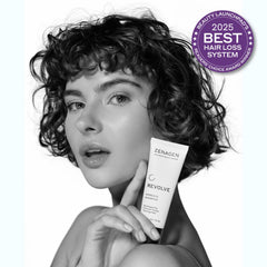Zenagen Revolve shampoo in use creates a rich lather on fine hair.
