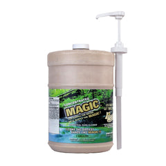 Zenex Magic Hand Soap pump-dispense setup for efficient shop cleaning.