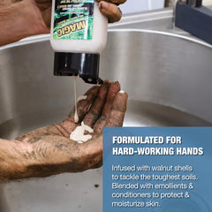 Zenex Magic Hand Soap thick lather close-up for strong cleaning