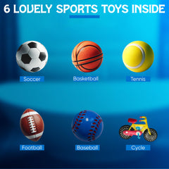 ZenseMe educational flash cards accompany each bomb for sports-themed learning