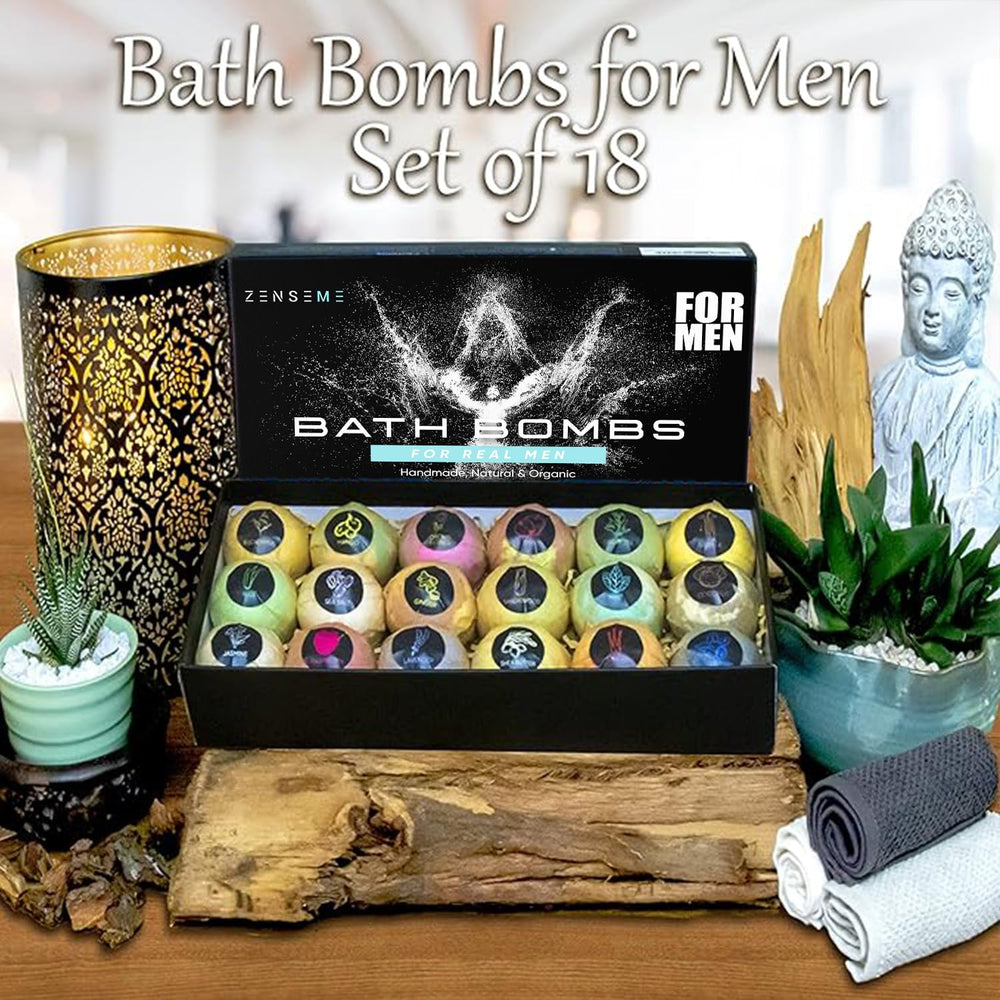 ZenseMe green tea bath bomb, soothing aroma with light moisturization.