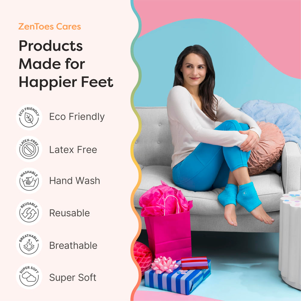 ZenToes washable and reusable socks retain shape after washing.