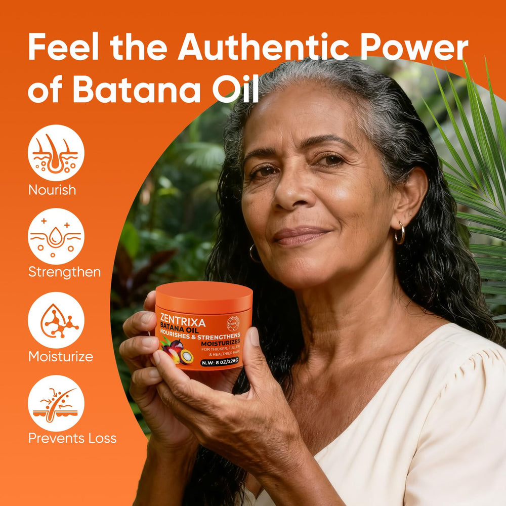ZENTRIXA Batana oil ingredients – pure, unrefined nurturing.