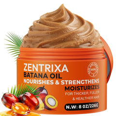 ZENTRIXA Batana oil jar – rich nourishment for healthier-looking hair.