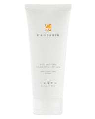 Zents Age-Defying Lotion Mandarin bottle delivers rich hydration.
