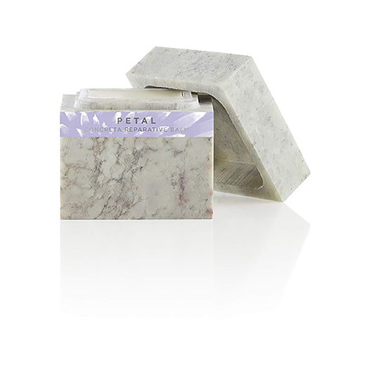 Zents Concreta balm in petal fragrance jar soothing dry skin