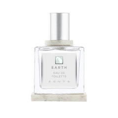 Zents Earth bottle showcasing the unisex fragrance designed for lasting wear.