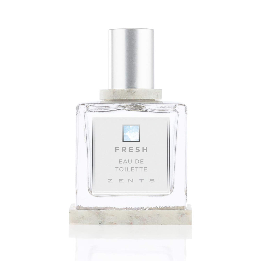 Zents Fresh bottle shows a clean, long-lasting unisex scent.