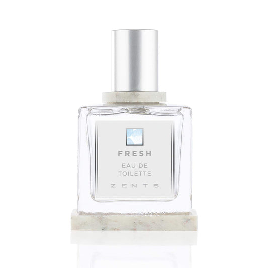 Zents Fresh bottle shows a clean, long-lasting unisex scent.