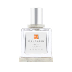 Zents Mandarin bottle showcases unisex citrus-spice elegance.
