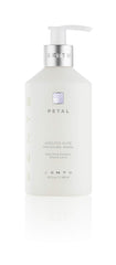 Zents Petal hand and body wash bottle pour shows easy daily cleansing and hydration.