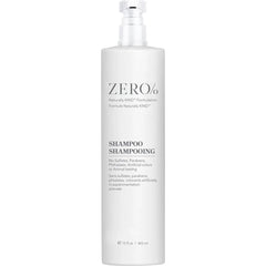 ZERO% Gilchrist & Soames Shampoo bottle with pump for daily cleansing.