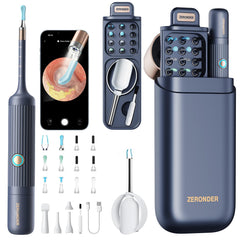 ZERONDER ear cleaner camera with 1080p view enables precise ear inspection at home