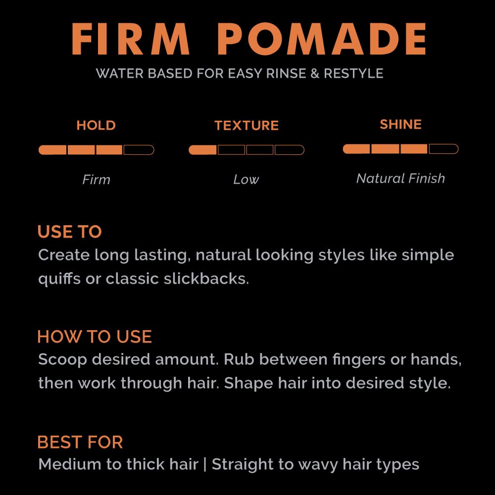 ZEUS pomade in use delivering natural shine with firm control.