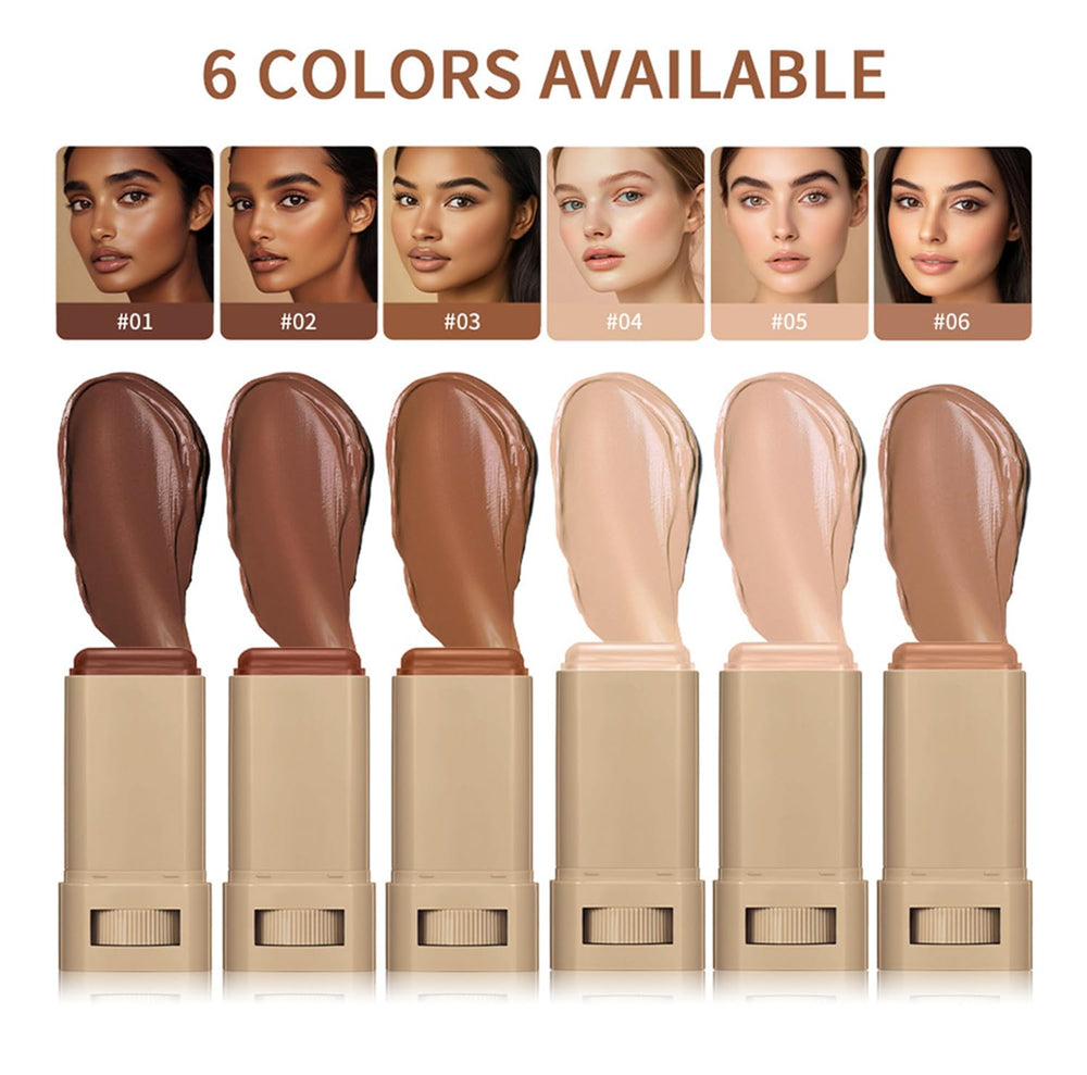 ZEXILILA foundation-stick contouring to define facial features.
